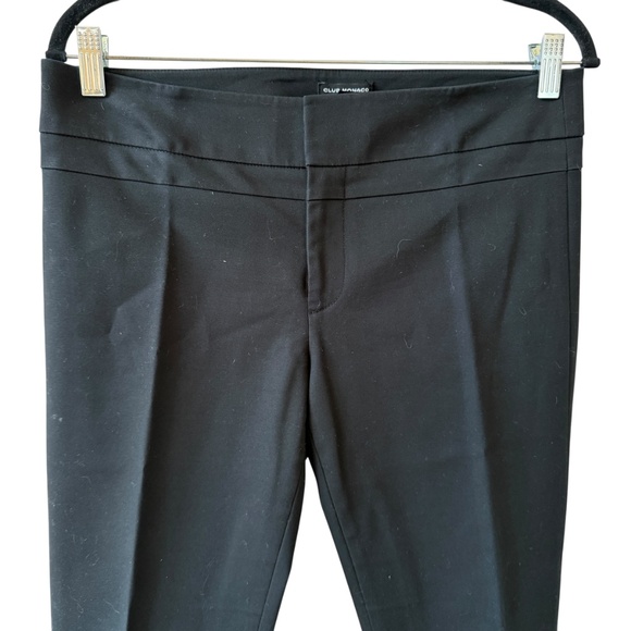 CLUB MONACO DRESS PANTS MID RISE CLASSIC TAPERED OFFICE COTTON BLD MINIMALIST 6 - Picture 2 of 10